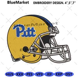 pittsburgh panthers helmet embroidery digitizing instant download