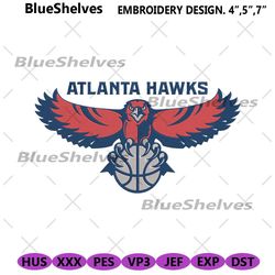 atlanta hawks symbol machine embroidery files, atlanta hawks embroidery design, atlanta hawks embroidery instant design