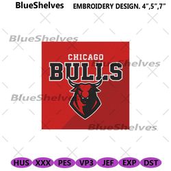 chicago bulls symbol embroidery designs, nba chicago bulls machine embroidery download instant, nba logo team embroidery