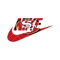 nike logo san francisco 49ers svg digital download