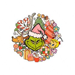 floral grinch cindy lou who png