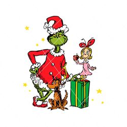 christmas grinch max cindy lou who svg