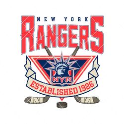 new york rangers hockey 1926 svg digital download