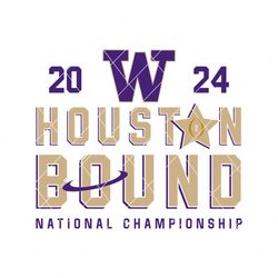 2024 washington huskies houston bound national championship svg