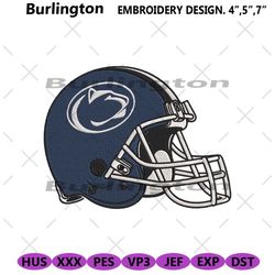 penn state nittany lions helmet embroidery digitizing instant download