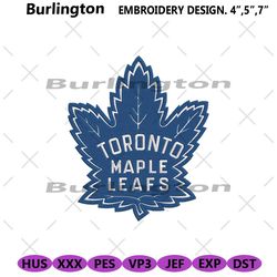 toronto maple leafs embroidery file, toronto maple leafs hockey embroidery download design, nhl embroidery