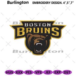 boston bruins embroidery design, nhl embroidery designs, boston bruins embroidery instant file
