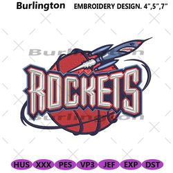 rockets logo embroidery design file, houston rockets logo embroidery design, houston rockets logo design embroidery file
