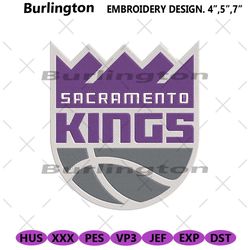 sacramento kings logo embroidery design download, nba sacramento kings embroidery download files, nba logo digital insta