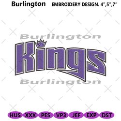 sacramento kings jersey machine embroidery design, sacramento kings basketball embroidery design, nba sacramento kings e