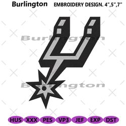 san antonio spurs logo symbol embroidery instant files, san antonio spurs embroidery design download, san spurs embroid