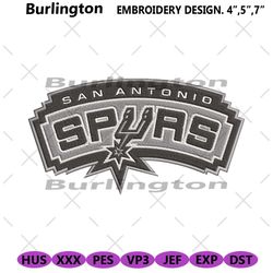 nba san antonio spurs embroidery design files, san antonio spurs embroidery design download, nba team design embroidery