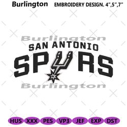 san antonio spurs wordmark logo embroidery instant, san antonio spurs embroidery design download, nba embroidery instant