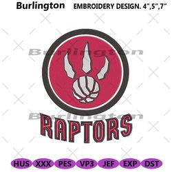 nba toronto raptors logo embroidery download, toronto raptors embroidery design, toronto raptors team embroidery design