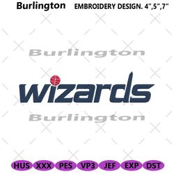 washington wizards wordmark logo embroidery download, washington wizards embroidery design, nba team logo embroidery dow
