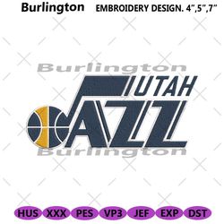 utah jazz logo symbol embroidery download, utah jazz logo embroidery design, utah jazz symbol embroidery digital instant