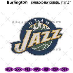 nba utah jazz logo machine embroidery download, utah jazz logo embroidery design, nba utah jazz logo embroidery download