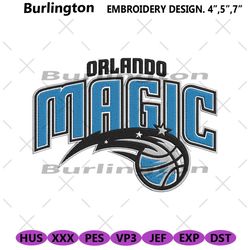 orlando magic logo machine embroidery designs, nba orlando magic embroidery, nba orlando machine embroidery files design