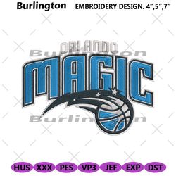 orlando nba logo embroidery download instant, orlando embroidery file, nba logo embroidery digital instant download file