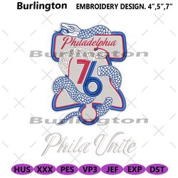phila 76ers logo machine embroidery instant files, philadelphia 76ers embroidery download files, nba download embroidery