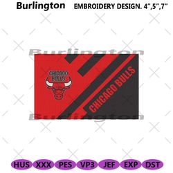 nba chicago bulls symbol embroidery files, chicago bulls nba embroidery download, nba embroidery file instant download d