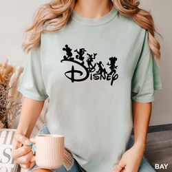 disney characters, mickey and friends, disney trip shirt, mickey mouse, disneyworld, unisex t-shirts