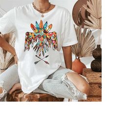 native american thunderbird shirt, indigenous eagle shirt, proud american native shirt, unisex t-shirts