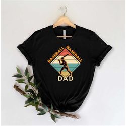 best baseball dad shirt for funny game day tee baseball dad shirt dad shirt father's day shirt, unisex t-shirt