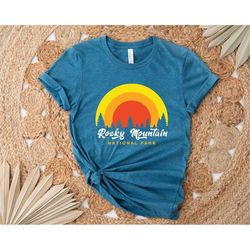 rocky mountain national park shirt, rocky mountain park shirt, camping shirt, hiking shirt, unisex t-shirt