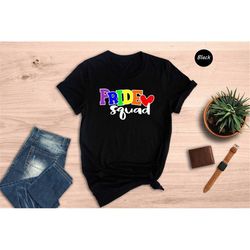 pride squad shirt, rainbow pride shirt, pride ally shirt, lgbtq shirt, pride shirt, pride gift, unisex t-shirt 1