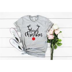 merry christmas tshirt, christmas shirt, holiday shirt, winter tee, christmas gift, unisex t-shirt 1