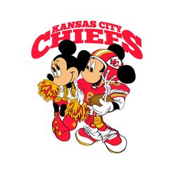 mickey and minnie mouse kansas city chiefs svg