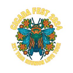 cicada fest 2024 221 year reunion love tour png