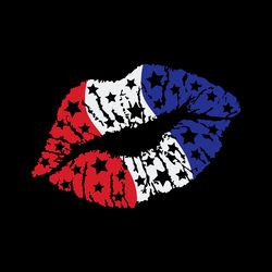 4th of july lips svg digital download files