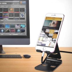 foldable swivel phone stand