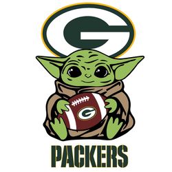 baby yoda star wars green bay packers svg, sport svg, baby yoda svg, star wars svg, green bay svg, packers nfl svg