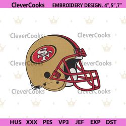 san francisco 49ers football helmet logo machine embroidery