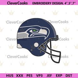 seattle seahawks football helmet logo machine embroidery