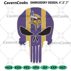 nfl baltimore ravens skull logo team embroidery design download file.