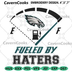 digital fueled by haters philadelphia eagles embroidery design file