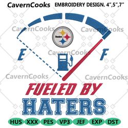 digital fueled by haters pittsburgh steelers embroidery design file