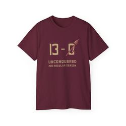 13-0 unconquered florida state seminoles fsu t-shirt