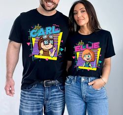 his carl her ellie shirts  carl and ellie shirts  up couple tshirt  disneyland couple gift shirt  honeymoon tee  gift fo