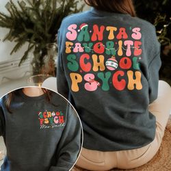 santas favorite school psych shirt, christmas school psychologist shirt