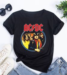 acdc band 90s vintage shirt acdc band shirt