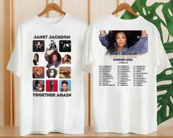 Janet Jackson Together Again 2024 Tour Shirt Janet Jackson Summer 2024 Tour Shirt