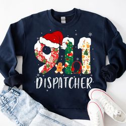 911 Dispatcher Christmas Shirt Christmas Emergency Dispatcher Shirt1