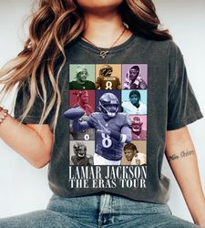 vintage 90's lamar jackson eras tour shirt,football fans shirt