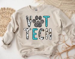 vet tech sweatshirt, veterinarian gift, 98
