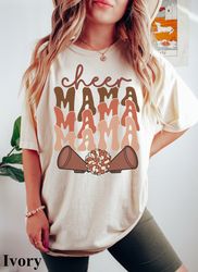 cheer mama shirt, football mom, sports mom shirt, mama comfo